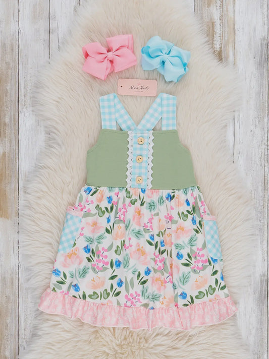 Gingham Rose Garden Dress