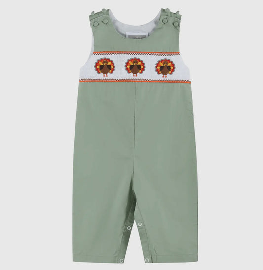 Lil Cactus Turkey Smocked Longall -PRE-ORDER ONLY